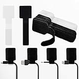 40 PCS Kabelhalter Selbstklebend, LINKINNO Kabelclips Cable Holder Clips für...