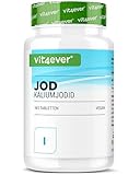 vit4ever Jod 400 µg - 365 Tabletten aus Kaliumjodid - Kalium Jodid für 1...