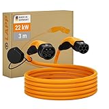 LAPP MOBILITY Typ 2 Ladekabel 22 KW 3m - Ladekabel E Auto 32a 3-Phasig - IP55...