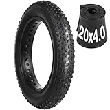 20x4.0 Fat Tire Schlauch, Pannensicherer Fat Tire mit Schlauch, Faltbarer...