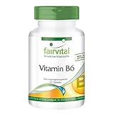 Vitamin B6 Tabletten - HOCHDOSIERT - VEGAN - 22,5mg Pyridoxin - 250 Tabletten