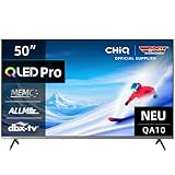 CHIQ 50QA10 50 Zoll 4K UHD QLED Smart TV, QLED Pro, DLG 120Hz, MEMC, VRR, ALLM,...