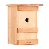 Windhager Nistkasten Birdy, Vogelhaus Brutkasten Nisthilfe Vogelnistkasten, aus...