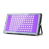 Glostars 100W LED UV Schwarzlicht Strahler, Schwarzlichtlampe, IP66 Wasserdicht,...