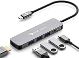 NOVOO USB C Hub Adapter MacBook Pro/Air M1 Adapter mit 4K HDMI,100W PD,3 x USB...