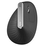 Logitech MX Vertical, Ergonomische Kabellose Maus, Bluetooth und 2.4 GHz...