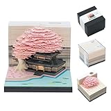 3D-Kalender 2025, 3d notizblock kalender 2025,3D-Tränenpapierkalender...