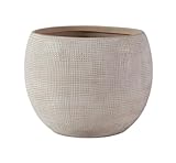 Olly & Rose Großer Keramik-Pflanztopf beige