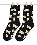 Roits Herren Lustige Bier Schwarze Socken 41-46 - Bunte Witzige Socken, Odd Fun...