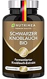 Schwarzer Knoblauch - 100% BIO | Mit S-Allylcystein (SAC) | Knoblauchextrakt...