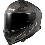 LS2, Integraler Motorradhelm VECTOR II CARBON Matt Carbon, L