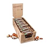 HAFERVOLL Organic Flapjack Cacoa Nib & Hazelnut, 18 x 60 g Müsliriegel -...
