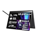 2024 LG gram Pro 16 Zoll 2in1 Notebook - 1399g Intel Core Ultra7 Laptop (16GB...