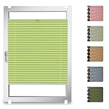 StoffTex Wabenplissee I nach Maß I ohne Bohren mit Klemmträger I Doppelplissee...