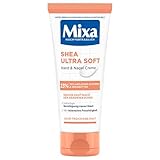 Mixa Shea Hand & Nagelcreme - pflegender Handbalsam mit 23% pflanzliches...