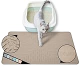 OHMO Katzenklo matte aus Premium-Silikon 60 * 40 CM, wasserdicht und BPA-frei...