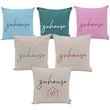 CB Home & Style Outdoor Garten Kissen Wasserabweisend 45x45cm mit Füllung...