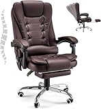 YODOLLA Bürostuhl, 200 kg Belastbarkeit, Ergonomischer Chefsessel,...