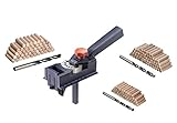 kwb DÜBELPROFI/DÜBELLEHRE - Komplett-Set inkl. CV Holzbohrer und Holz-Dübel -...