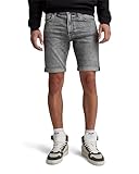 G-Star RAW Herren 3301 Slim Shorts, Grau (Faded Grey neblina D10481-D535-G324), 36