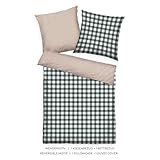 TOM TAILOR Flanell-Bettwäsche, 80x80 cm + 135x200 cm, 100% Baumwolle/ Flanell,...