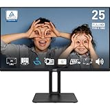 MSI PRO MP251P 24,5 Zoll Full HD Business Monitor - 1920 x 1080 IPS-Panel, 100...