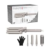 Remington Lockenstab 5in1 [Welleneisen, Rundbürste, 3 Lockenaufsätze 13-25mm]...