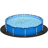 YumSur Bodenplane für Pools,Poolmatten Schutzboden, 4m Poolunterlage,...