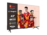 TCL 43P639 43 Zoll (108cm) LED Fernseher, 4K UHD, Smart TV, Google TV, HDR 10,...