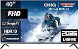 CHIQ L40M9E 40 Zoll (100 cm) Fernseher Smart TV, FHD, HDR10, Google TV, Google...