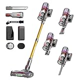 UNINELL HOME Akku Staubsauger,48000Pa/550W/65Mins Staubsauger Kabellos mit...