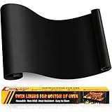 Dauerbackfolie für Backofen Hitzebeständig, 43x190cm Große Ofeneinlagen,...
