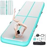 FBSPORT Airtrack Matte, 10cm Hoch Verdicken 3M Tumbling Matte,Gymnastikmatte mit...