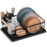 BRIAN & DANY Abtropfgestell für Geschirr, mit herausnehmbarem Tablett, 42 × 30...