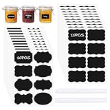 160PCS Tafeletiketten Selbstklebend, Gewürzetiketten Klebeetiketten, Aufkleber...