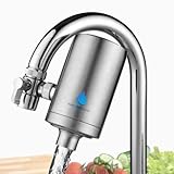 HAHN Technology Edelstahl Wasserhahn Wasserfilter - Mit austauschbarer...