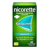 NICORETTE Kaugummi 4mg whitemint – Nikotinkaugummi zur Raucherentwöhnung –...