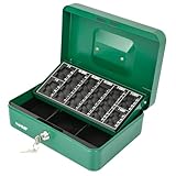 HMF 10022-06 Geldkassette abschließbar mit Münzzählbrett | 25 x 18 x 9 cm |...