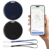 2 Stück Schlüsselfinder Bluetooth 5.2 GPS Tracker, Schlüsselfinder für...