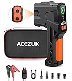 ACEZUK Starthilfe Powerbank 5000A Elektrische Luftpumpe 4-in-1 Powerbank als...