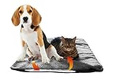 riijk Heizdecke Katze 60 x 40 cm - Selbstheizende Decke Katze - Waschbar &...