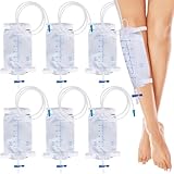 6 Stück 500ml Urinbeutel Beinbeutel: Beinbeutel Urindrainagebeutel,...