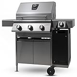 Schickling Gasgrill PremioGas III Burner - Edelstahlgrill Grillwagen mit...