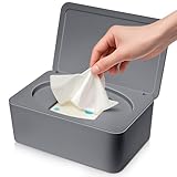 Versiegelte Feuchttücher Box mit großem Volumen Staubschutz Grau Baby...