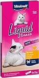 Vitakraft Liquid Snack, flüssiger Katzensnack, mit Huhn, Katzenleckerlies, mit...