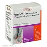AMOROLFIN ratiopharm 5% wirkstoffhaltig.Nagellack 5ml