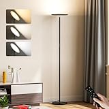 PreeOtti LED Stehlampe Wohnzimmer Dimmbar, Deckenfluter LED Dimmbar, 36W...