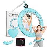 Smart Hula Hoop Reifen Erwachsene mit Gewicht Kugel und Hüftgürtel, Umfang...
