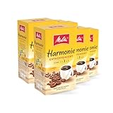 Melitta Harmonie Entkoffeiniert Filter-Kaffee 6 x 500g, gemahlen, Pulver für...