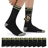 Mowenti Socken Herren 39-42 Herrensocken Dicke Thermosocken Schwarz Strümpfe...